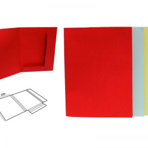 SUBCARPETA 2 SOLAPAS CARTULINA 180 gr. COLOR 300x300